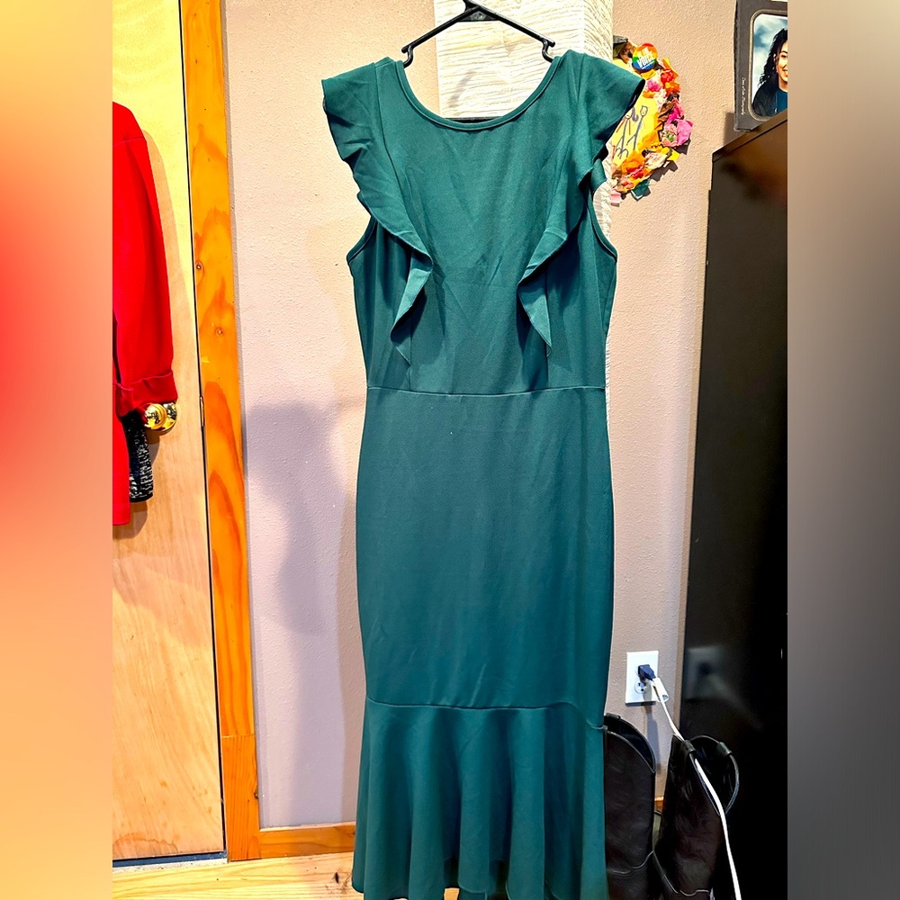 Dark green dress- never worn
